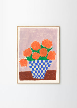 Poster "Orange Flower" 30 x 40 cm / TPC x Carla Llanos