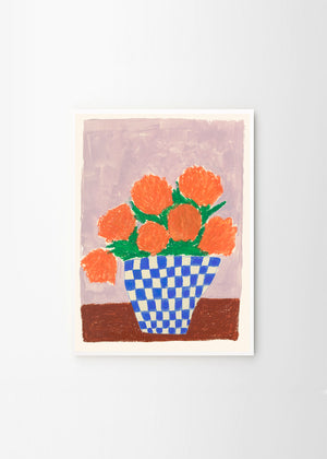 Poster "Orange Flower" 30 x 40 cm / TPC x Carla Llanos