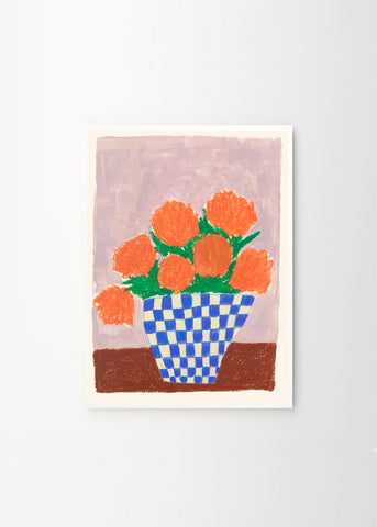 Poster "Orange Flower" 30 x 40 cm / TPC x Carla Llanos