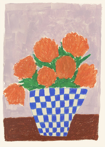 Poster "Orange Flower" 30 x 40 cm / TPC x Carla Llanos