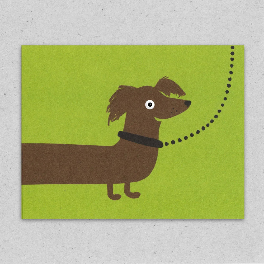 Karte „Sausage Dog“ / Lisa Jones Studio