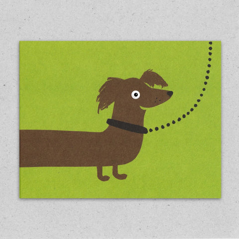 Karte „Sausage Dog“ / Lisa Jones Studio