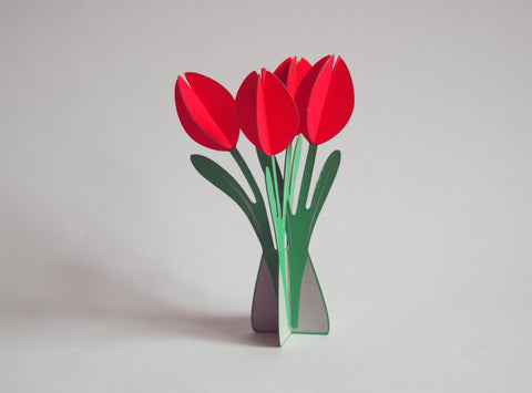 Karte "Tulip Card" / Cut & Make