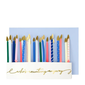 Gückwunchkarte "Candle Concertina Card"/ Meri Meri