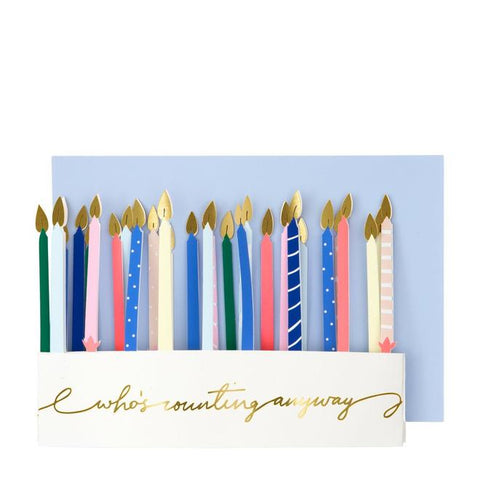 Gückwunchkarte "Candle Concertina Card"/ Meri Meri