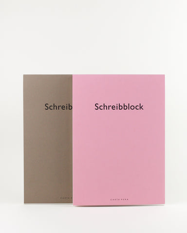 Schreibblock / Carta Pura