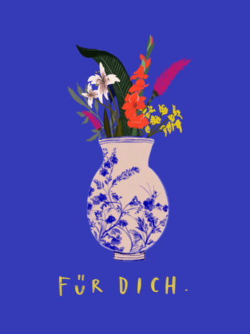 Grußkarte "Für Dich" / Present & Paper x Nina Sophie Gekeler