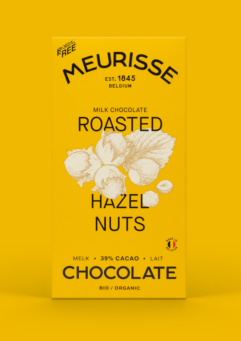 Milchschokolade "No 6 Roasted Hazelnuts 39%" / Meurisse