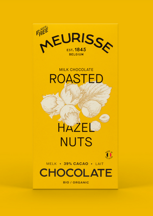 Milchschokolade "No 6 Roasted Hazelnuts 39%" / Meurisse