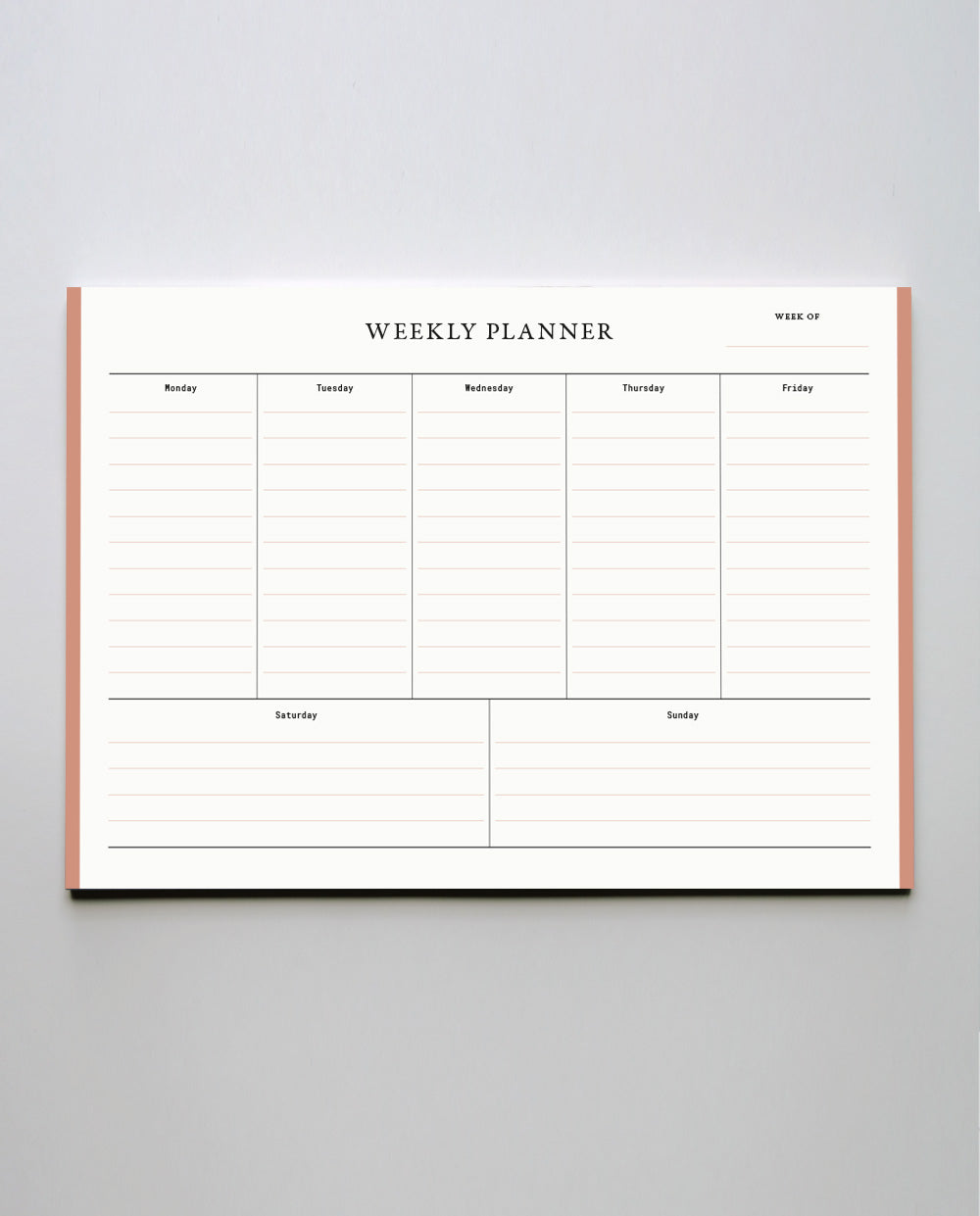 Wochenplaner "Classic Weekly Planer" / Haferkorn & Sauerbrey