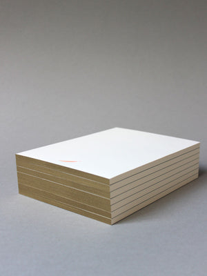Handgefertigter Schreibblock mit Palmblatt-Motiv A5 / Le Typographe