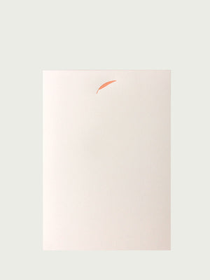 Handgefertigter Schreibblock mit Palmblatt-Motiv A5 / Le Typographe