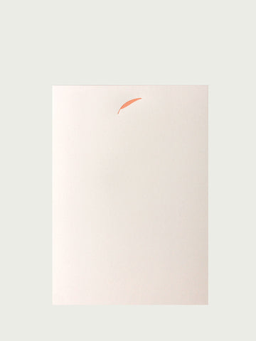 Handgefertigter Schreibblock mit Palmblatt-Motiv A5 / Le Typographe