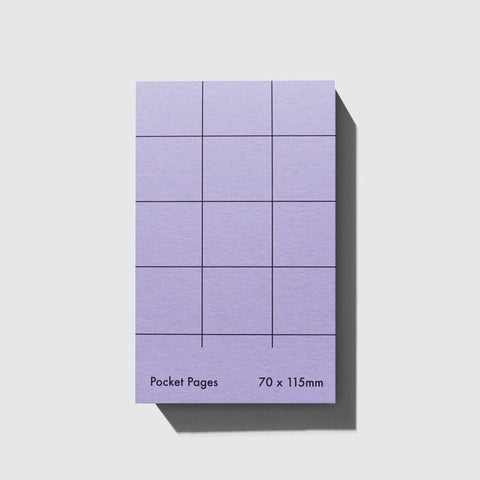 Notizblock "Pocket Pages" Lilac /  Scout Editions