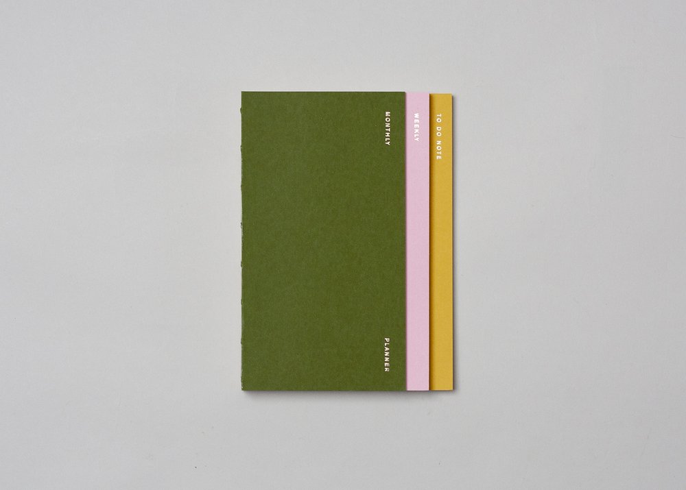 Zeitloser 3 in 1 Planer Green A6 / Poi Co.