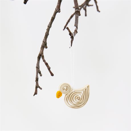 Osteranhänger "Quilled Chicken " 10-er Set/  Afroart