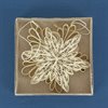 Papieranhänger "Quilled Snowflake" 2-er Set/  Afroart