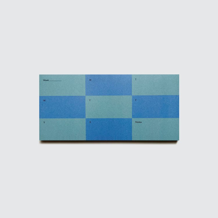 Notizblock "Weekly Planner Block" / Scout Editions