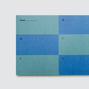 Notizblock "Weekly Planner Block" / Scout Editions