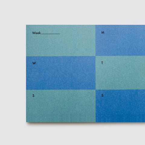 Notizblock "Weekly Planner Block" / Scout Editions