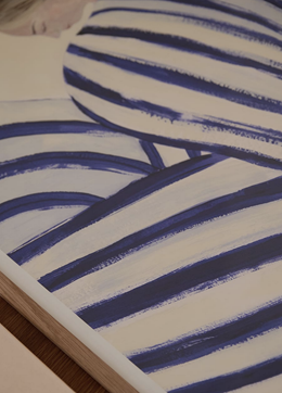 Poster "Blue Stripe At Concorde" 50 x 70 cm/ TPC x Sofia Lind