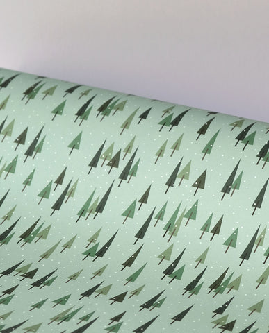 Geschenkpapier "Snowy Forest" / Haferkorn & Sauerbrey