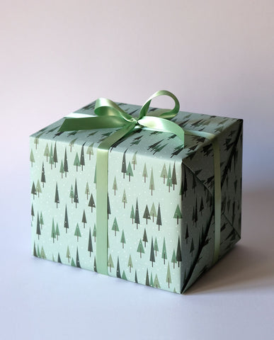 Geschenkpapier "Snowy Forest" / Haferkorn & Sauerbrey