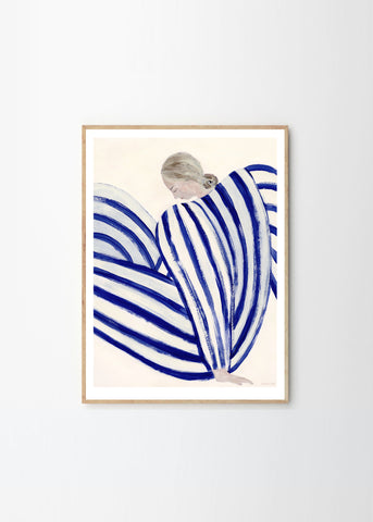 Poster "Blue Stripe At Concorde" 50 x 70 cm/ TPC x Sofia Lind