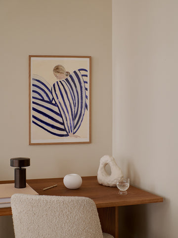 Poster "Blue Stripe At Concorde" 50 x 70 cm/ TPC x Sofia Lind