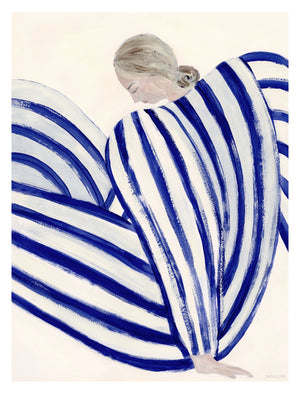 Poster "Blue Stripe At Concorde" 50 x 70 cm/ TPC x Sofia Lind