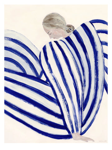 Poster "Blue Stripe At Concorde" 50 x 70 cm/ TPC x Sofia Lind