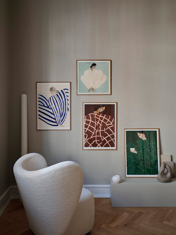 Poster "Blue Stripe At Concorde" 50 x 70 cm/ TPC x Sofia Lind