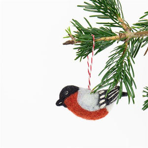 Filzanhänger "The Real Bullfinch" / Afroart