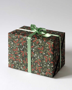 Geschenkpapier "White & Red Berries" / Haferkorn & Sauerbrey