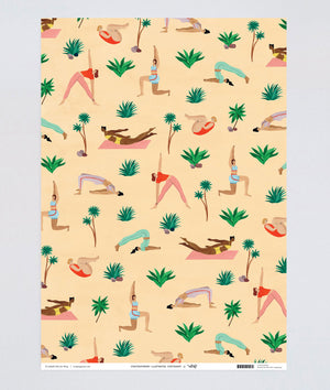 Geschenkpapier " Yoga" / Wrap