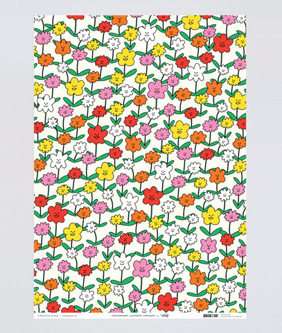 Geschenkpapier "Happy Flowers"/ Wrap