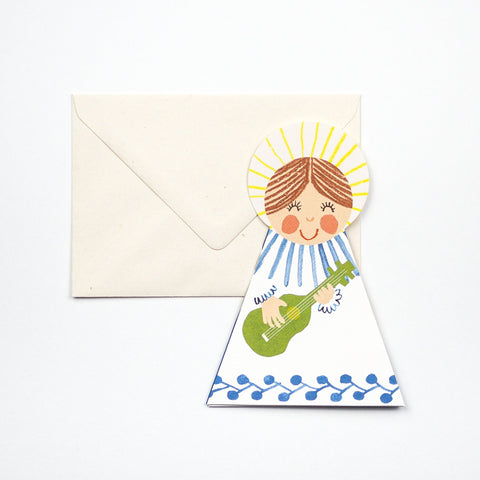 Weihnachtskarte "Angel Blue" / Hadley
