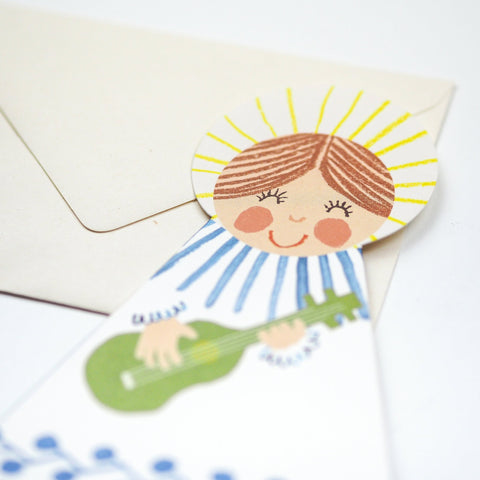 Weihnachtskarte "Angel Blue" / Hadley