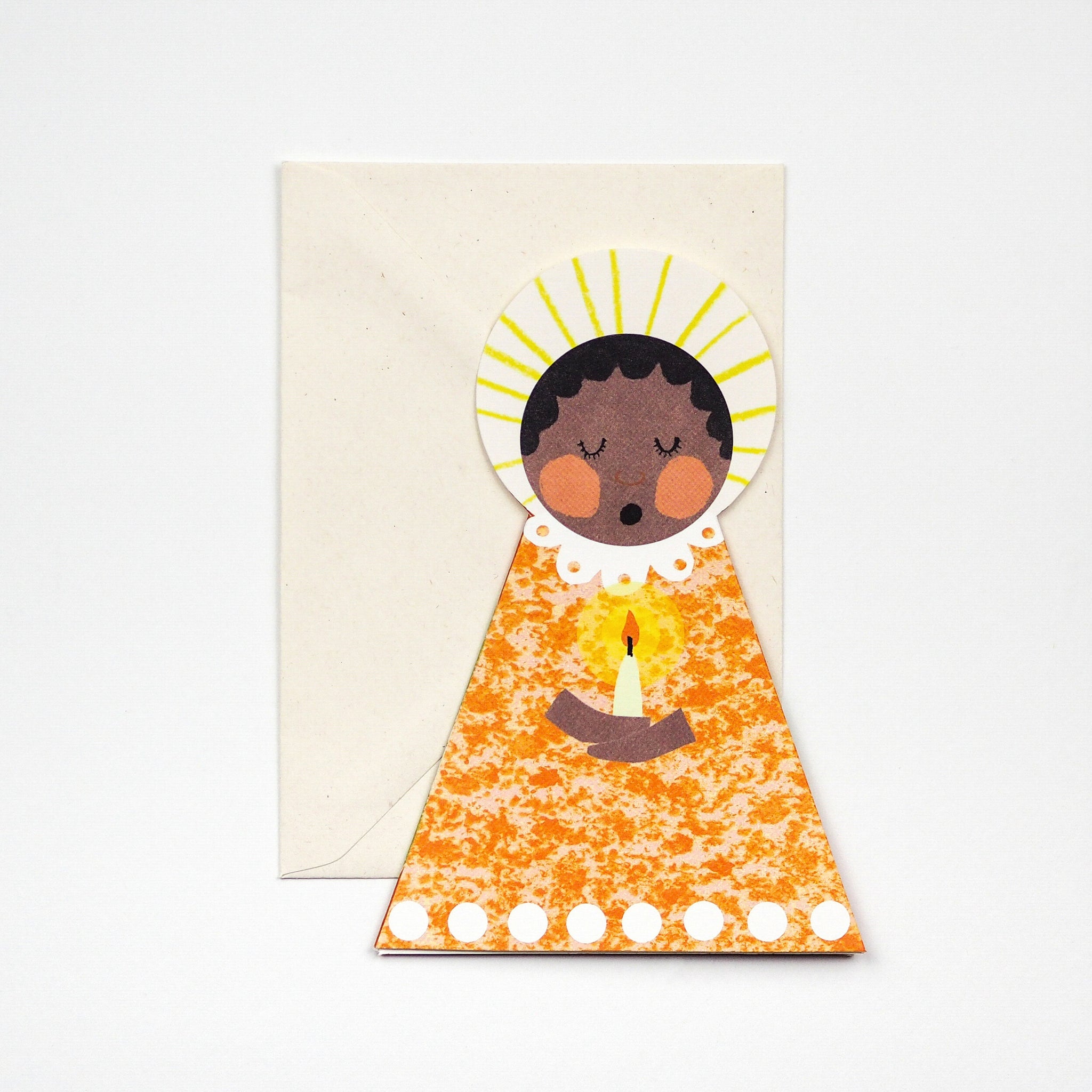 Weihnachtskarte "Angel Orange" / Hadley