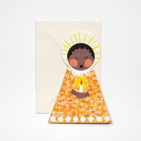 Weihnachtskarte "Angel Orange" / Hadley