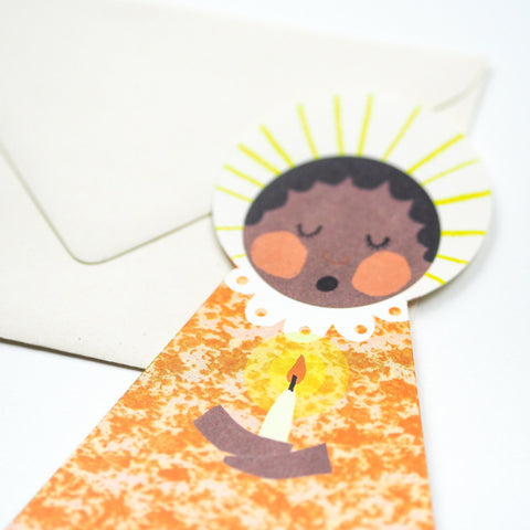 Weihnachtskarte "Angel Orange" / Hadley