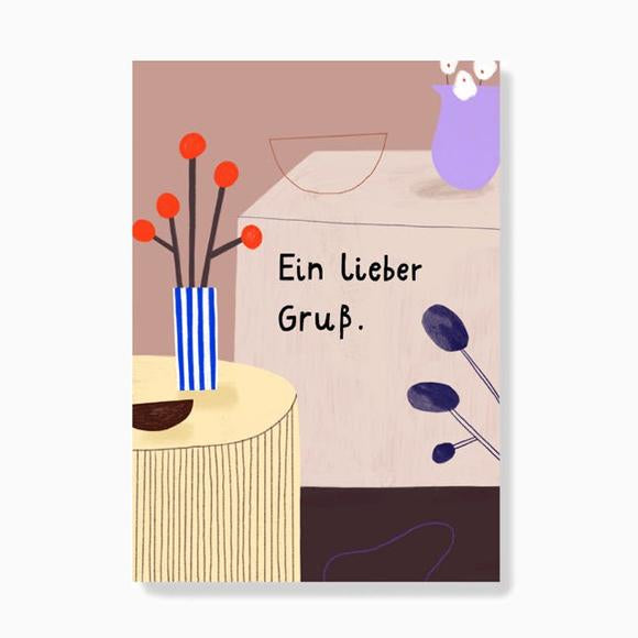 Postkarte "Lieber Gruß"/ Anna Katharina Jansen