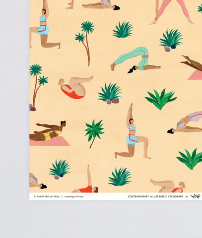 Geschenkpapier " Yoga" / Wrap