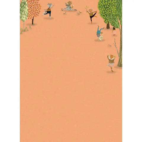 Briefpapier-Set für Kinder "Yoga in the Park" Roger La Borde