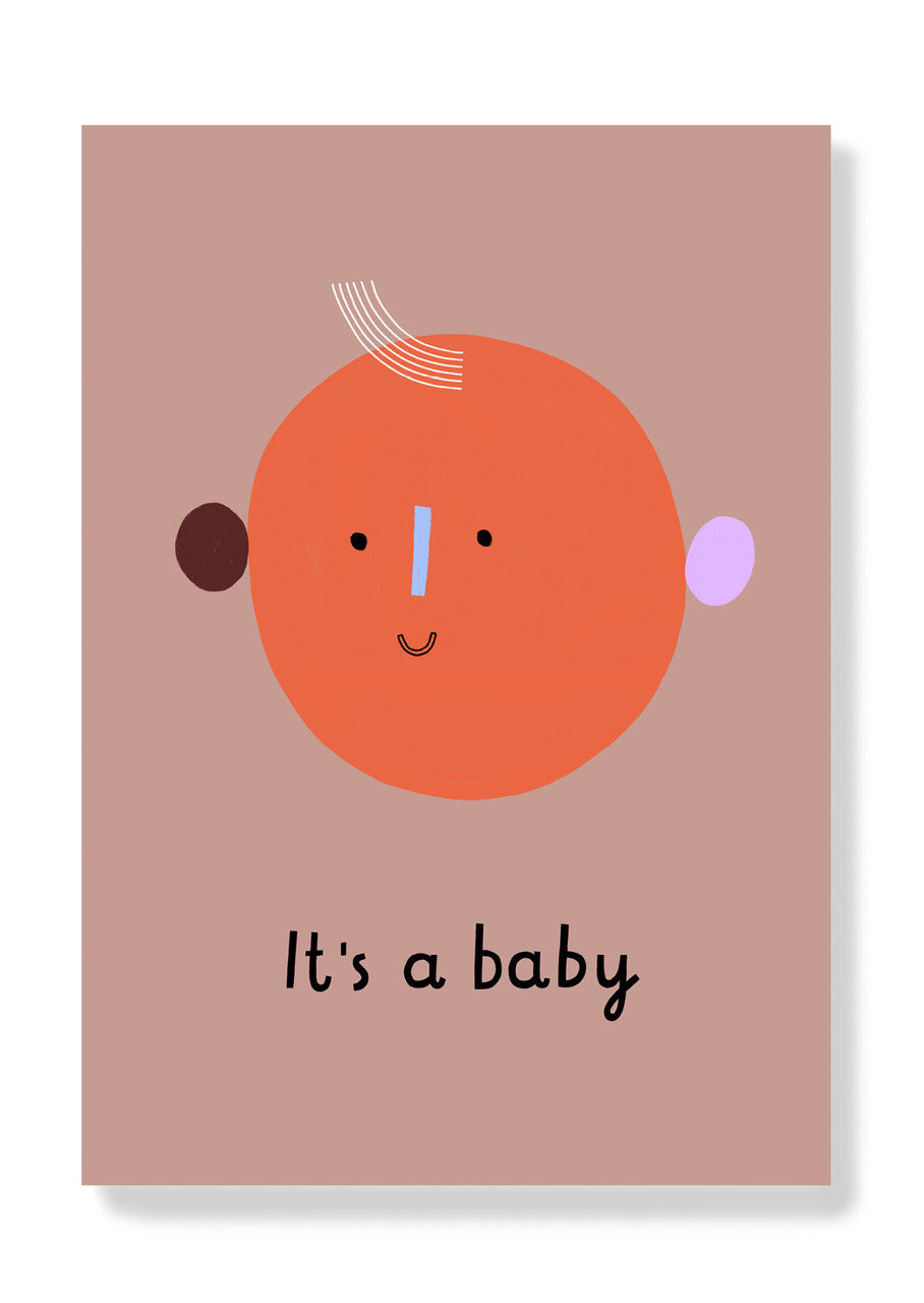 Geburtskarte "Babyface"/ Anna Katharina Jansen