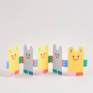 Geburtstagskarte "Bear Concertina"/ Wrap