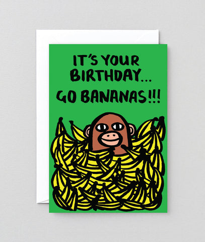 Glückwunschkarte "Birthday Bananas" / Wrap
