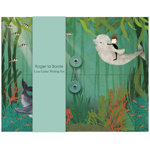 Briefpapier-Set für Kinder "Whalesong" Roger La Borde
