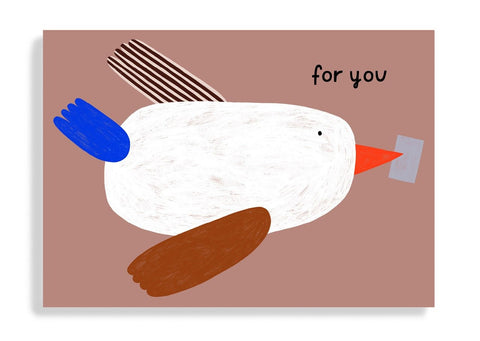 Postkarte "For you Bird"/ Anna Katharina Jansen