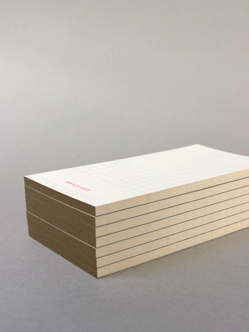 Block "Ideas & Plans" Coral / Le Typographe